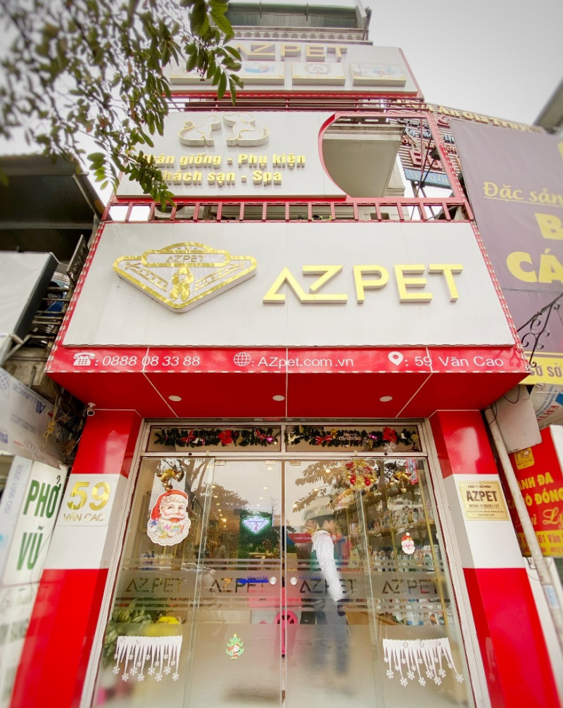 Trụ sở Azpet tọa lại tại số 59 Văn Cao, Liễu Giai, Ba Đình, Hà Nội.