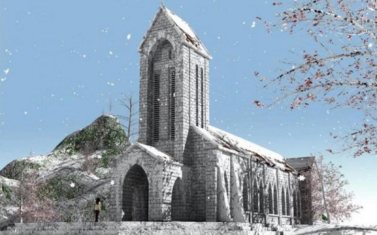 Kiến trúc độc đáo nhà thờ đá Sapa