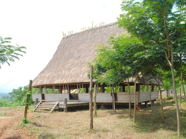 Một không gian văn hóa trong làng văn hóa các dân tộc Việt Nam