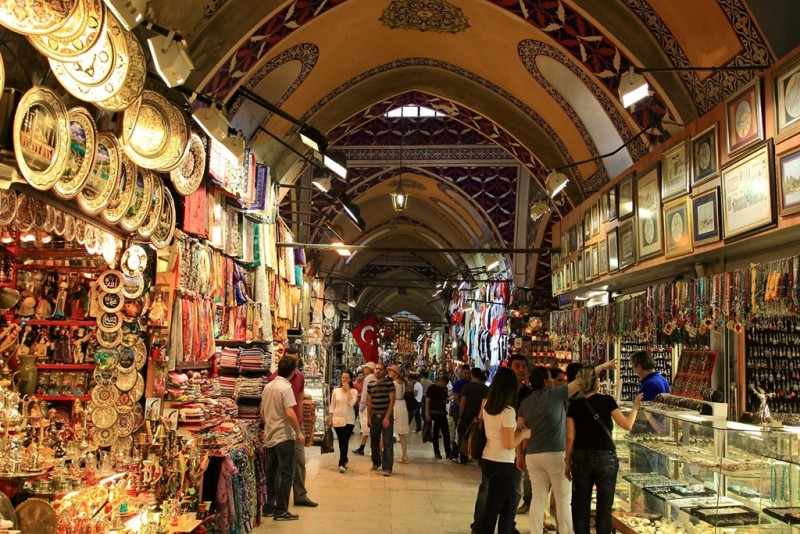 Grand Bazaar, Istanbul, Thổ Nhĩ Kỳ được nhiều người biết đến như một khu chợ cổ nhất thế giới