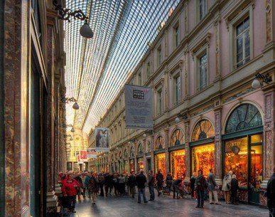 Phố Galeries Royales Saint-Hubert, Brussels, Bỉ