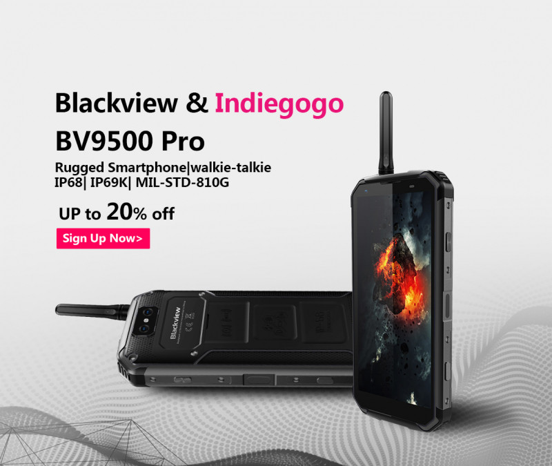 Thiết kế nhỏ gọn, bền bỉ của Blackview BV9500 Pro