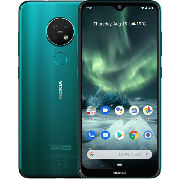 Nokia 7.2 xanh
