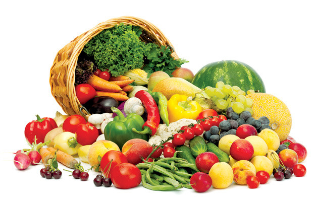 ﻿Nên ăn nhiều trái cây tươi và rau xanh﻿