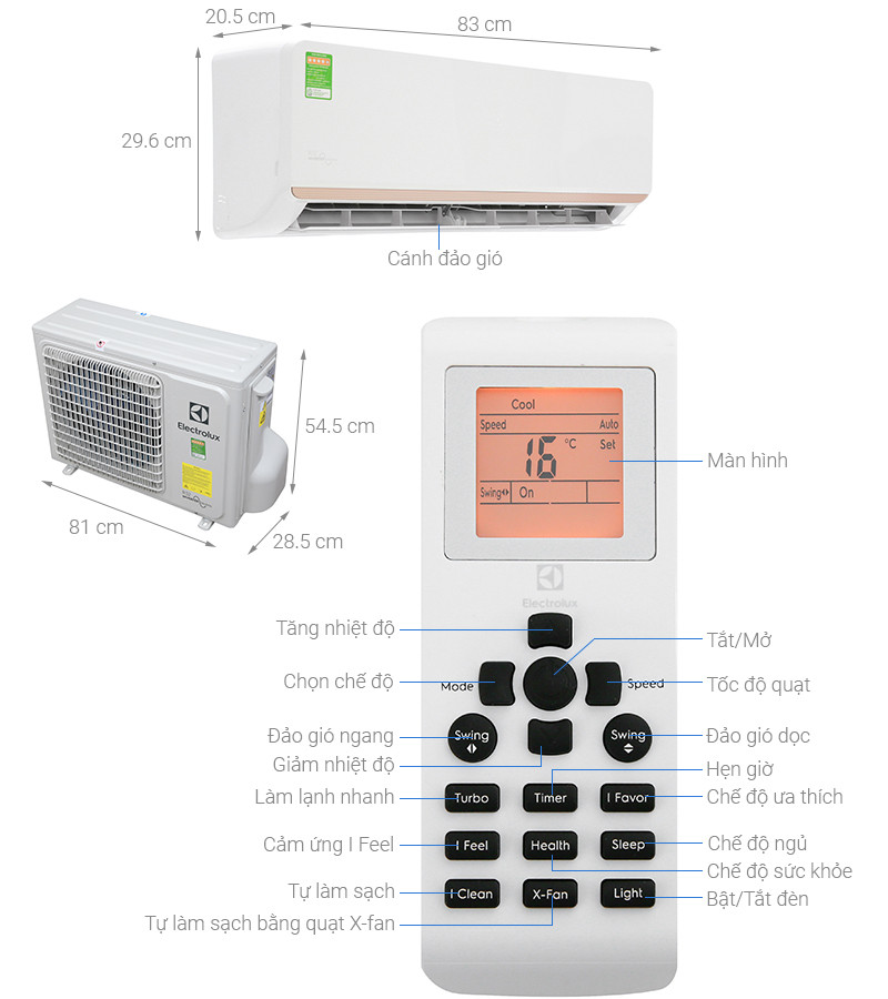 Điều hòa Electrolux Inverter 12000 BTU ESV12CRR-C2