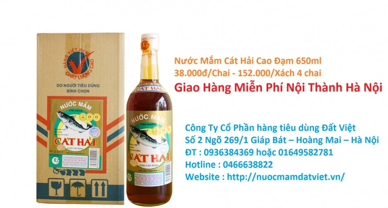 Nước mắm Cát Hải - Hải Phòng luôn mở rộng thị trường