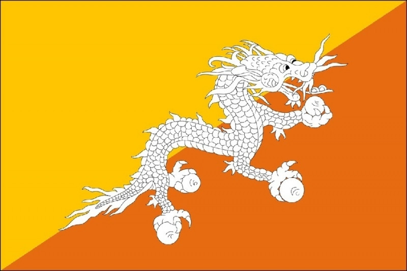 Lá quốc kì đặc biệt của Bhutan ẩn chứa rất nhiều ý nghĩa.