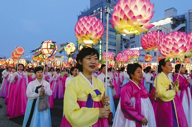 Lễ Phật Đản ở Hàn Quốc.