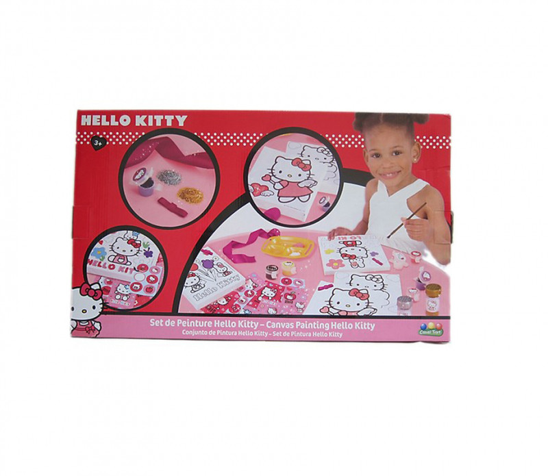 Bộ đồ vẽ tranh và tô màu nhũ Hello Kitty