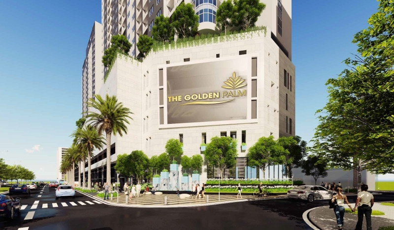 Phối cảnh dự án The Golden Palm - Lê Văn Lương
