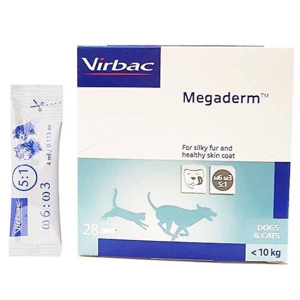 Gel Ăn Dinh Dưỡng Cho Chó Mèo Dưới 10kg Virbac Megaderm TM