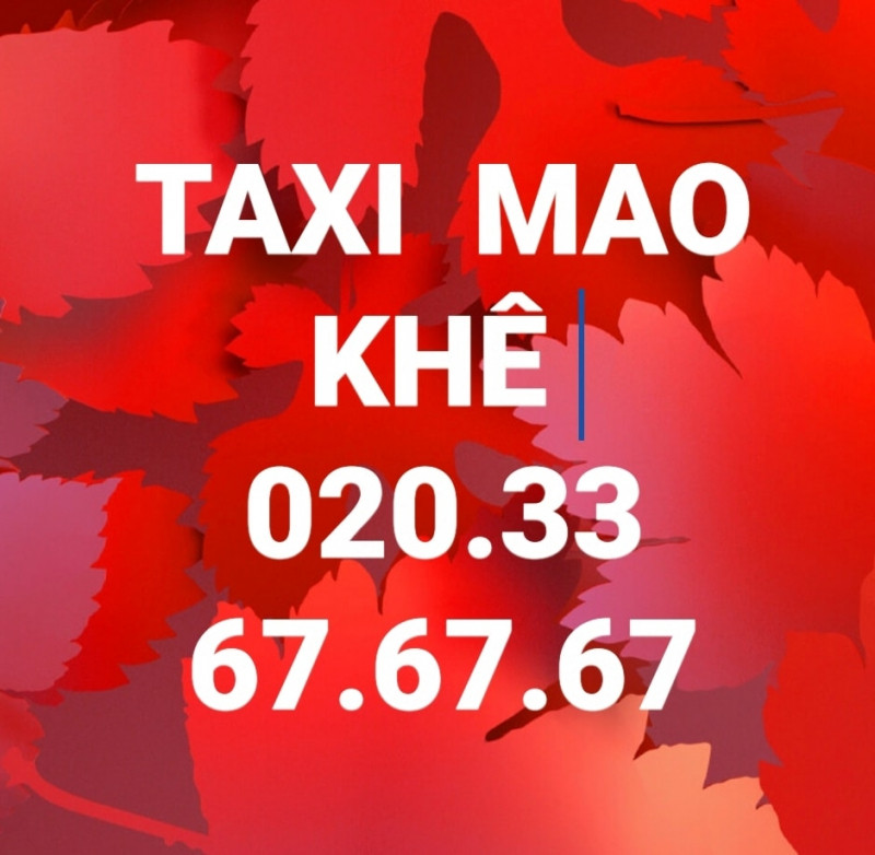 ﻿﻿TAXI MẠO KHÊ