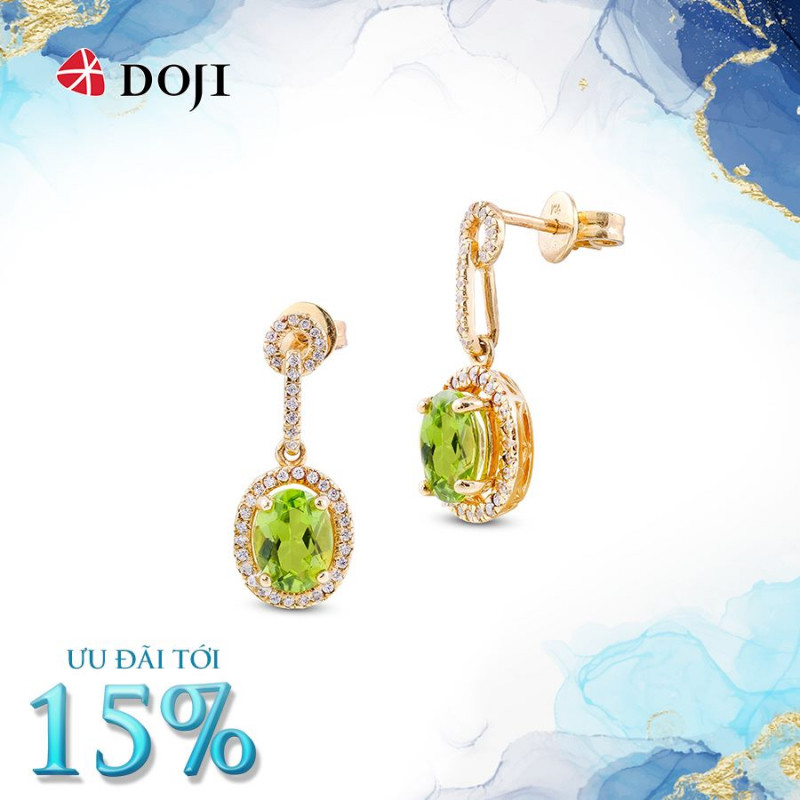 Các sản phẩm trang sức gắn đá Ruby, Sapphire, Emerald… của DOJI luôn khiến phái đẹp phải “điêu đứng” vì độ tinh xảo.