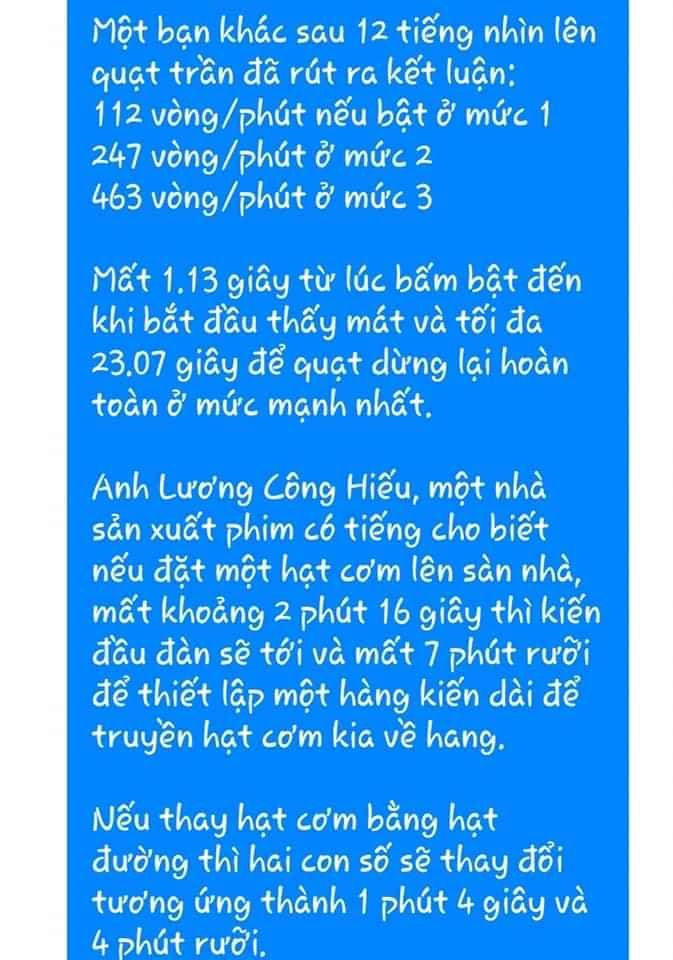 Những việc làm khi 