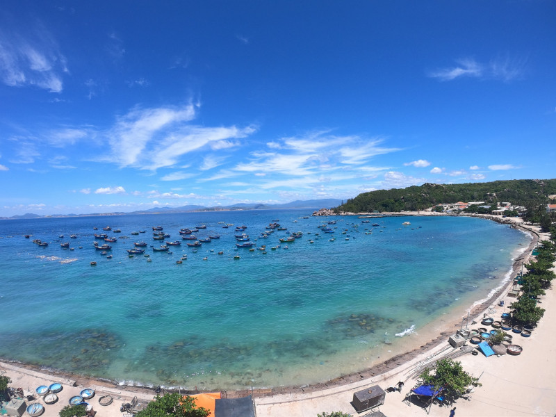 Top View từ Khách sạn Cù Lao Xanh