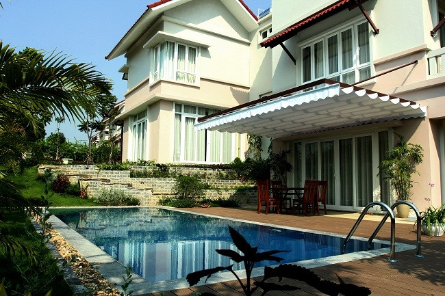 Xanh Villa nằm trong quần thể biệt thự, homestay đẳng cấp, sang trọng trên nền thiên nhiên xanh mát, trong lành