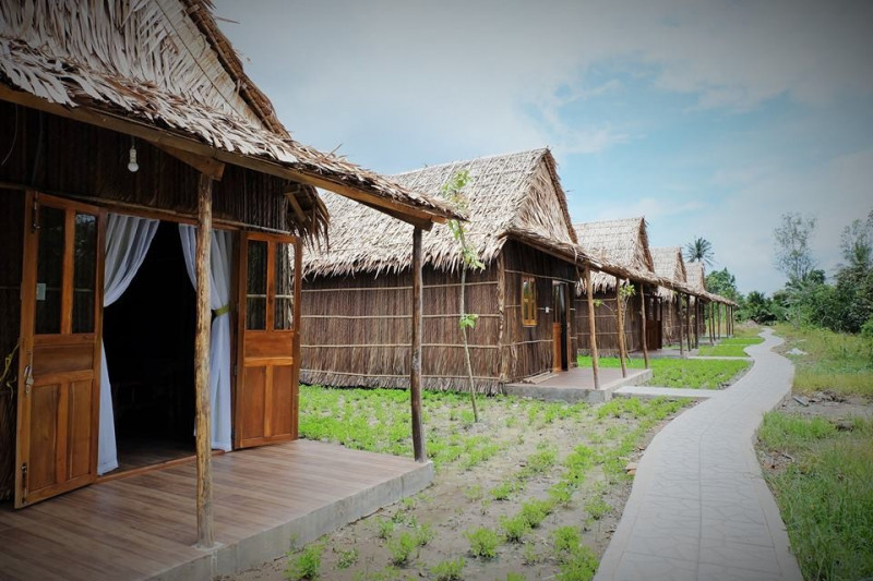 Green Village Homestay tại miền sông nước đây là một không gian xanh