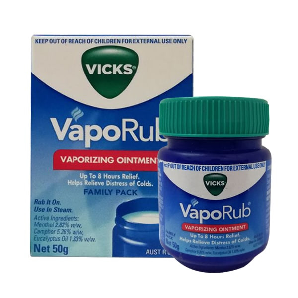 Dầu bôi ấm ngực giảm ho Vicks VapoRub