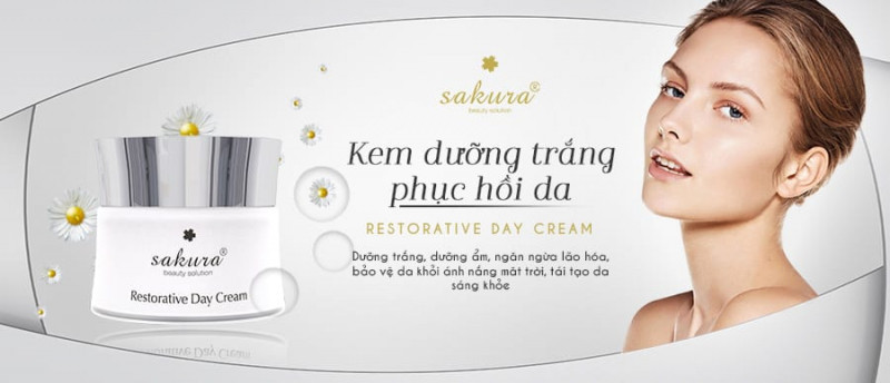 Kem chống lão hóa da ban ngày Sakura Restorative Day Cream