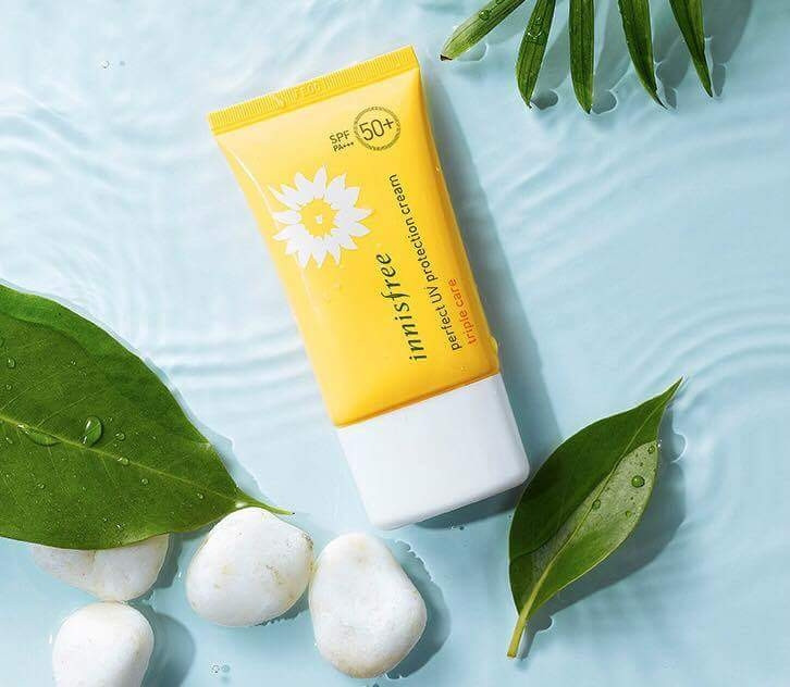 Kem chống nắng Innisfree Perfect UV Protection Cream Triple Care SPF50 PA+++