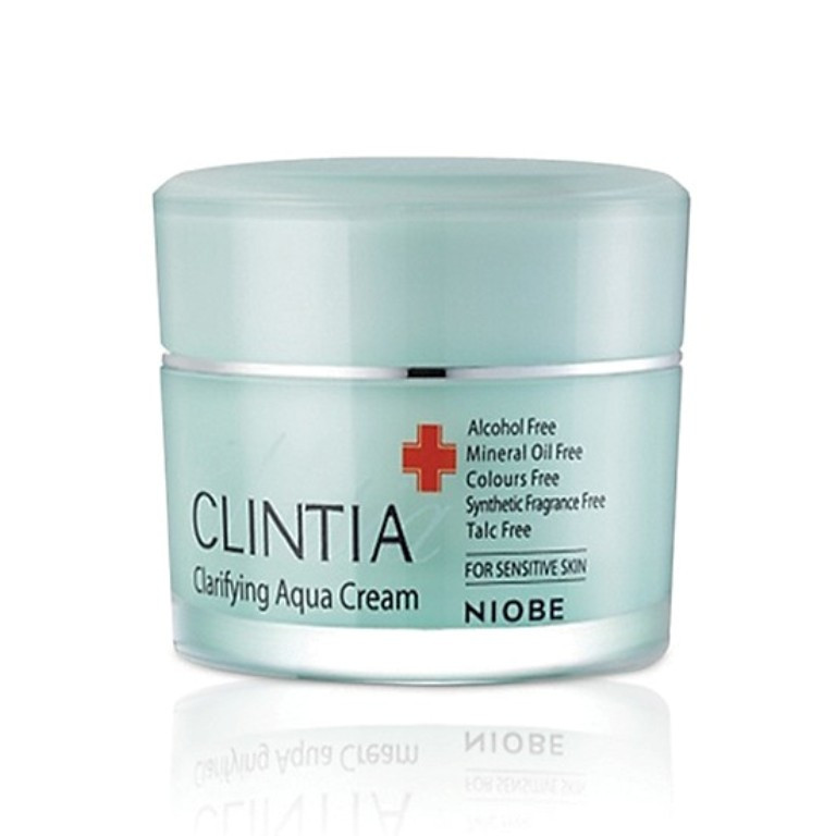 ﻿Kem dưỡng ẩm cho da nhạy cảm Niobe Clintia Clarifying Aqua Cream