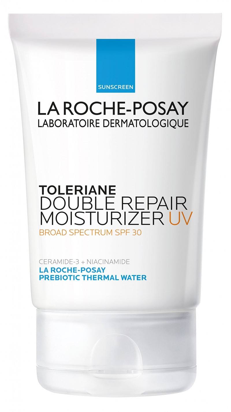 Toleriane Double Repair Moisturizer UV bổ sung nguồn ẩm cho da lên đến 48 giờ và giúp khôi phục lại lớp bảo vệ tự nhiên cho da chỉ sau một giờ