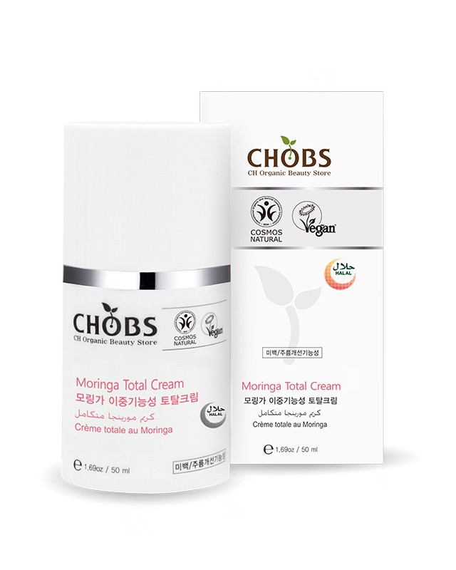 Kem dưỡng ẩm từ lá chùm ngây organic Chobs Moringa Total Cream