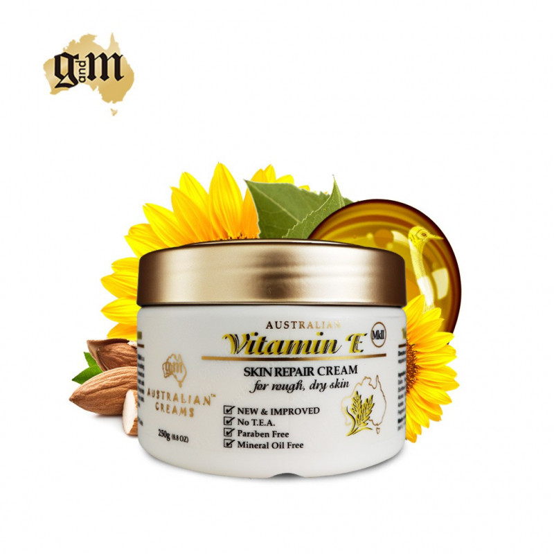 Kem dưỡng ẩm, phục hồi da khô organic Australian Vitamin E Skin Repair Cream MK II