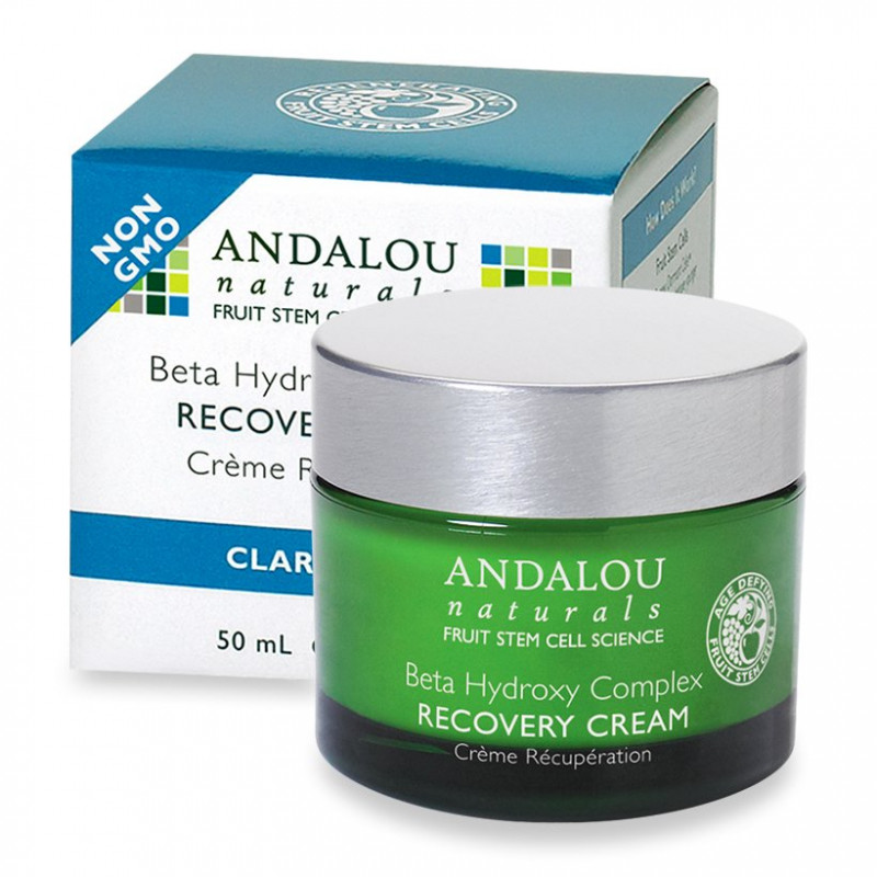 Kem dưỡng đêm organic cho da dầu Andalou Beta Hydroxy Complex Recovery Cream
