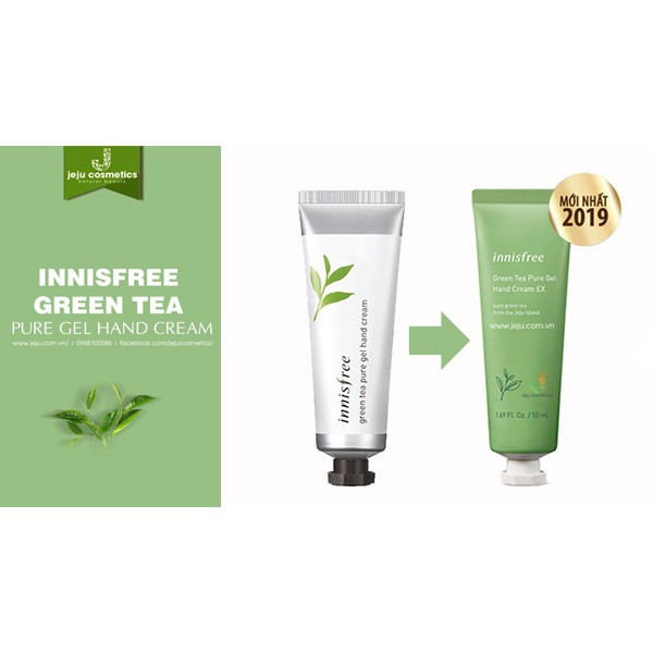 Green Tea Pure Gel Hand Cream EX