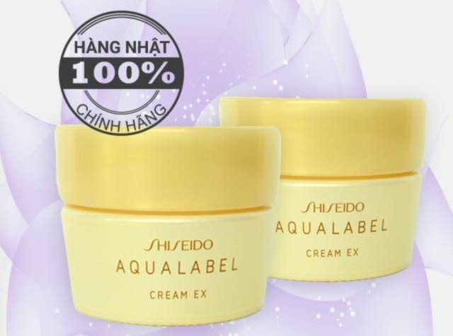 Kem dưỡng Shiseido Aqualabel Cream EX Vàng