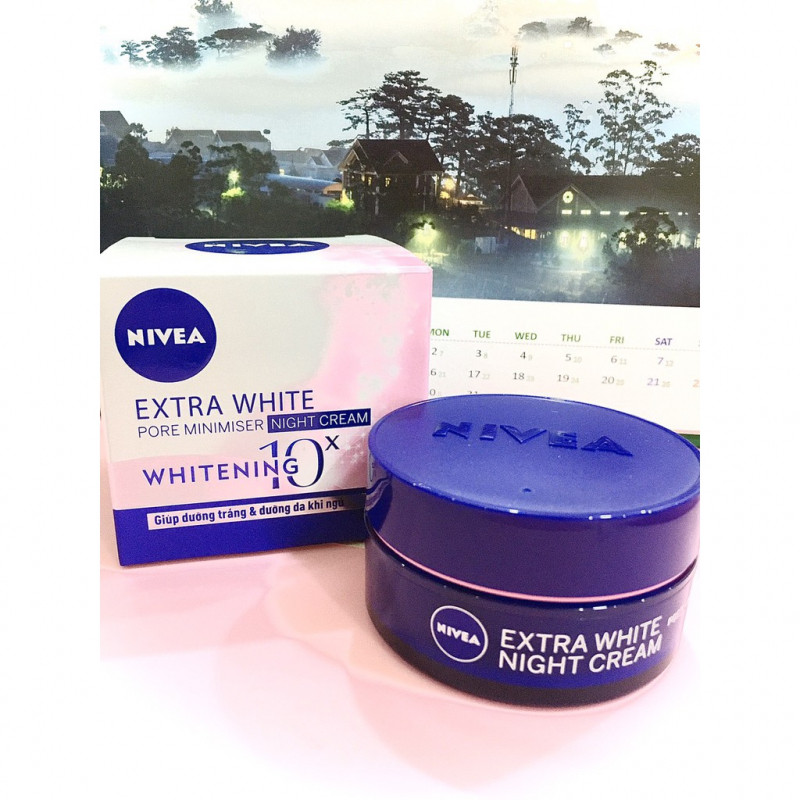 Nivea Extra White Pore Minimiser Night Cream 50ml