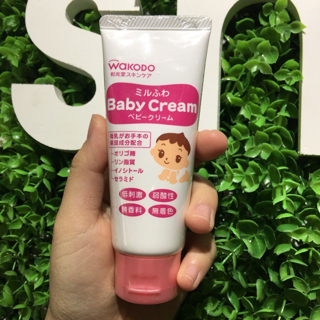 Kem dưỡng ẩm da cho bé Wakodo Baby Cream 60g