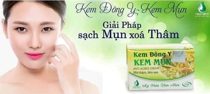 Kem trị mụn đông y Ngân Bình