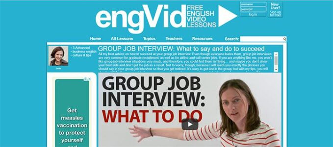 engVid – Learn English for free