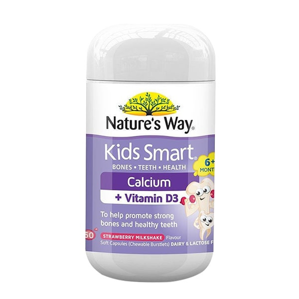 Kẹo dẻo Nature’s Way Kids Smart Calcium + Vitamin D3