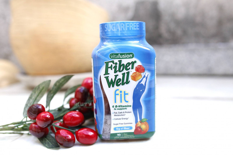 Kẹo Dẻo Giảm Cân Vitafusion Fiber Well Fit Gummies (90 viên)