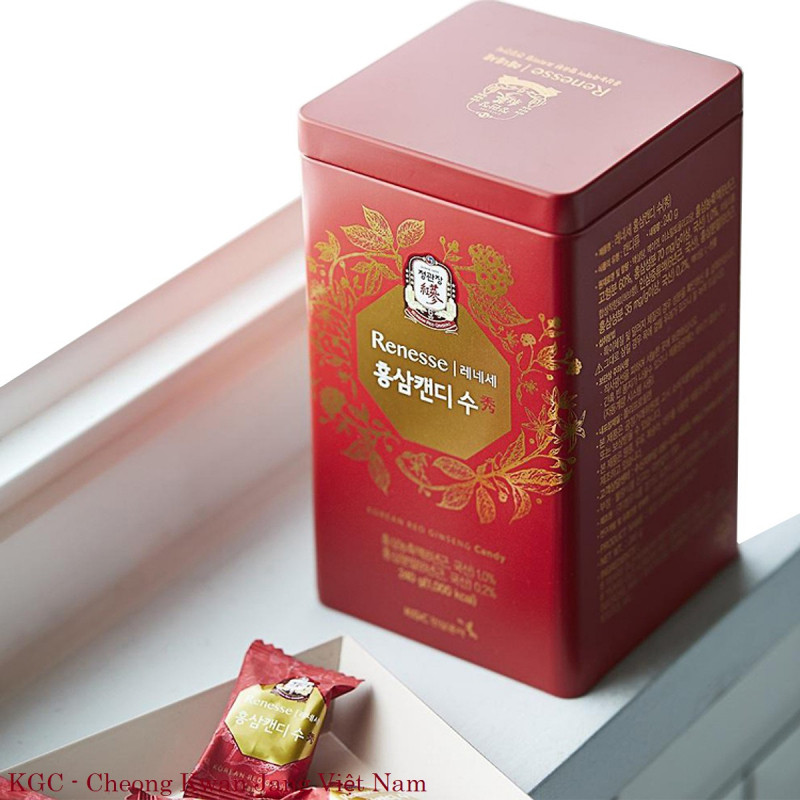 Kẹo hồng sâm KGC Korean Red Ginseng Candy Renesse 240g