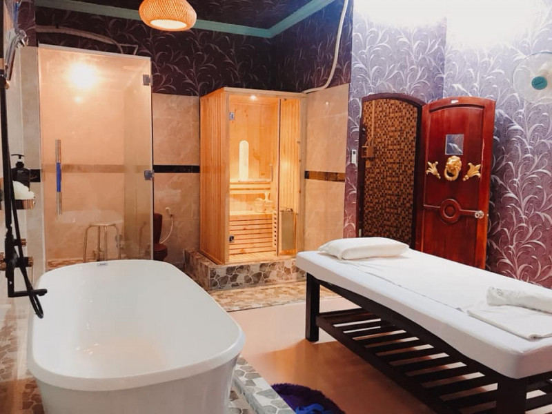 Phòng Vip tại Hưng Thành Hotel & Massage với thiết kế riêng biệt cùng thiết bị chuẩn 5 sao