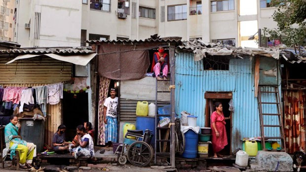 Khu ổ chuột Maharashtra ở Ấn Độ