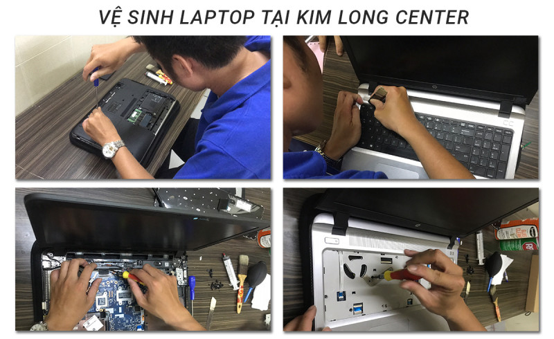 Dịch vụ miễn phí vệ sinh-cài đặt laptop tại Kim Long Center