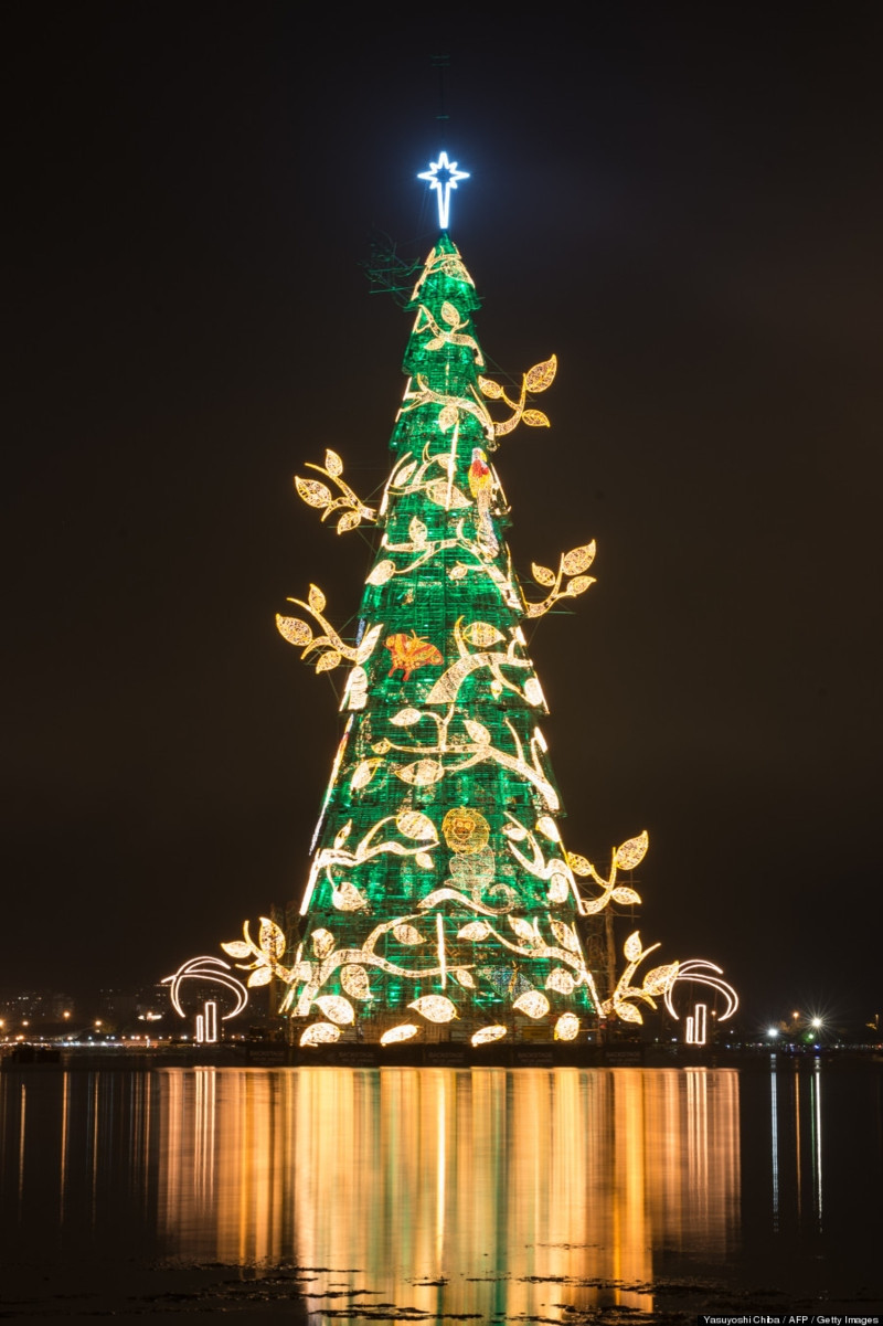 Cây thông Noel nổi lớn nhất thế giới