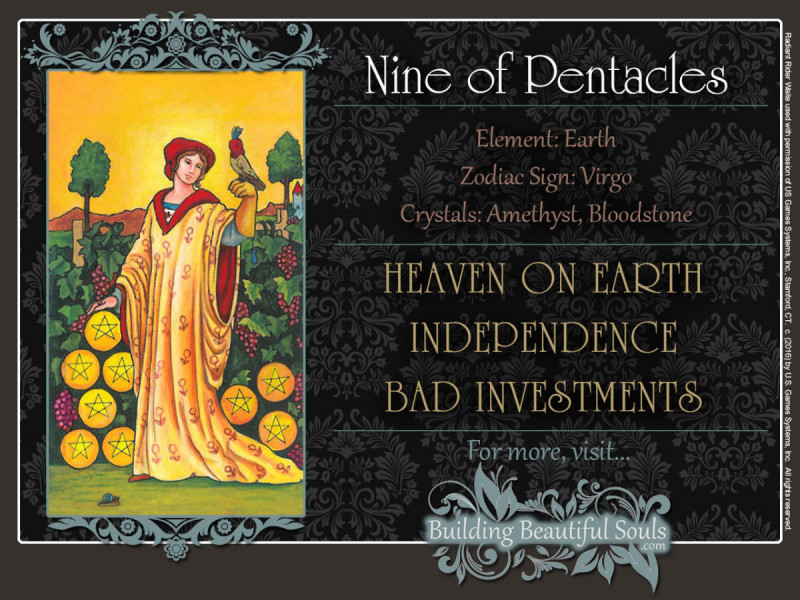 Nine of Pentacles