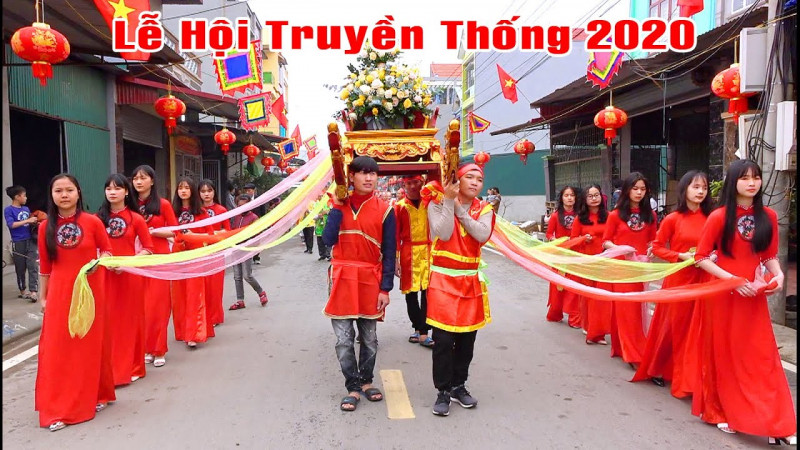 Lễ hội truyền thống ở đình Thổ Tang năm 2020