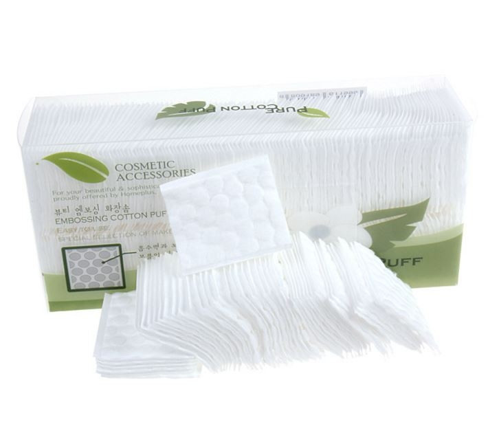Bông tẩy trang Pure Cotton Puff đên từ Hàn Quốc