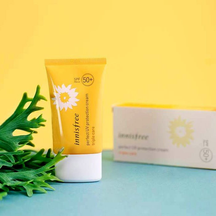 Kem Chống Nắng Innisfree Perfect UV Protection Cream Triple Care SPF 50 PA+++