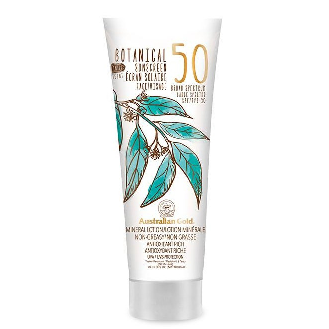 Kem Chống Nắng Vật Lý Australian Gold - Botanical SPF 50 Tinted Face Sunscreen Lotion