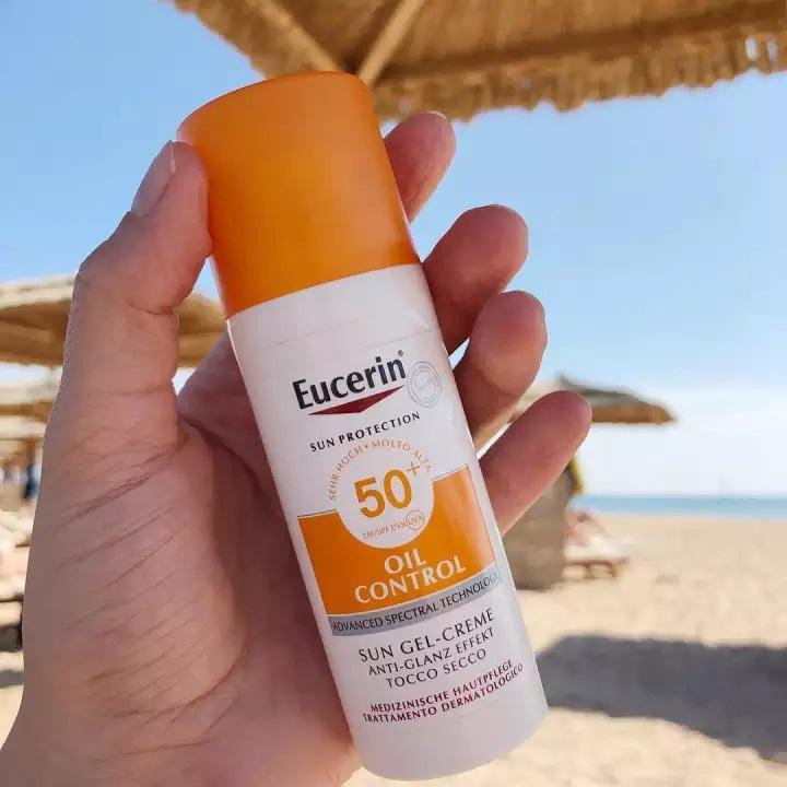 Kem Chống Nắng Kiểm Soát Nhờn Eucerin Sun Gel Cream Oil Control Dry Touch SPF 50+ UVB UVA