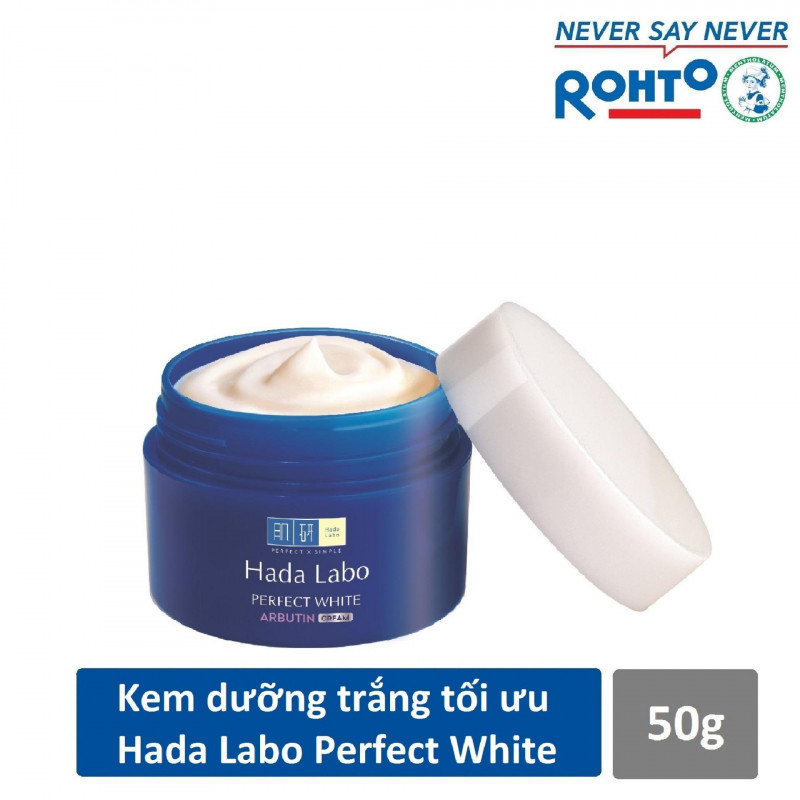 Kem dưỡng trắng da Hada Labo Perfect White tối ưu toàn diện