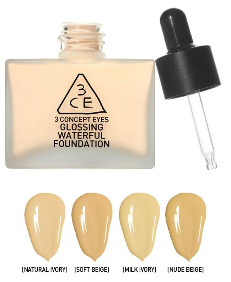 3CE Glossing Waterful Foundation